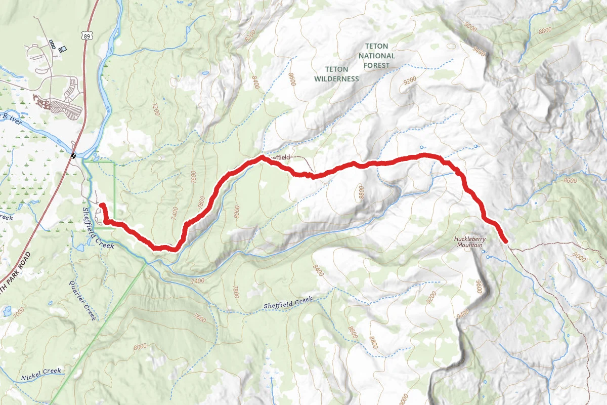 Sheffield Creek Trail (USFS)