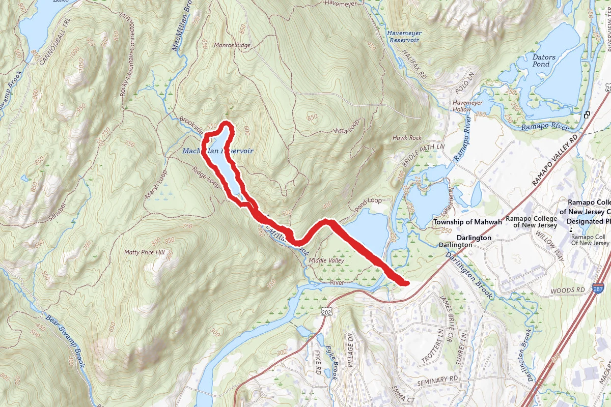 MacMillan Reservoir Loop Trail