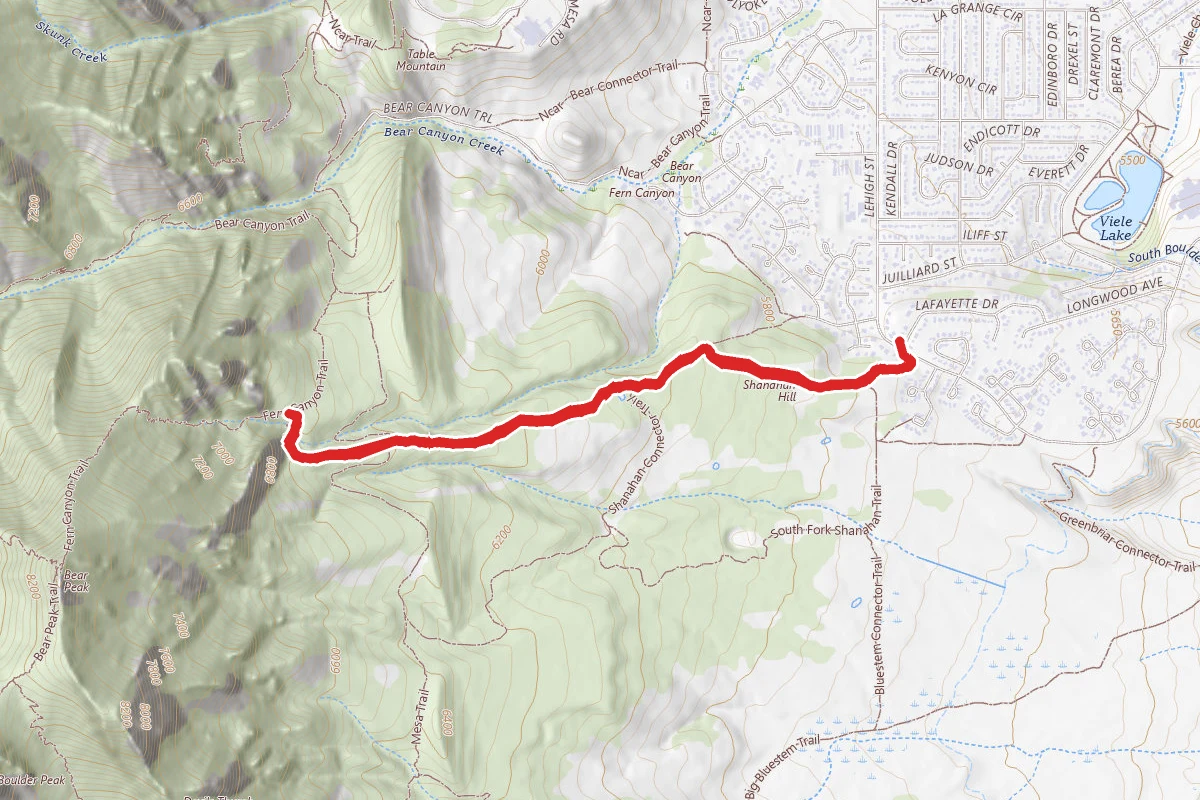Shanahan North Fork and Shanahan Mesa