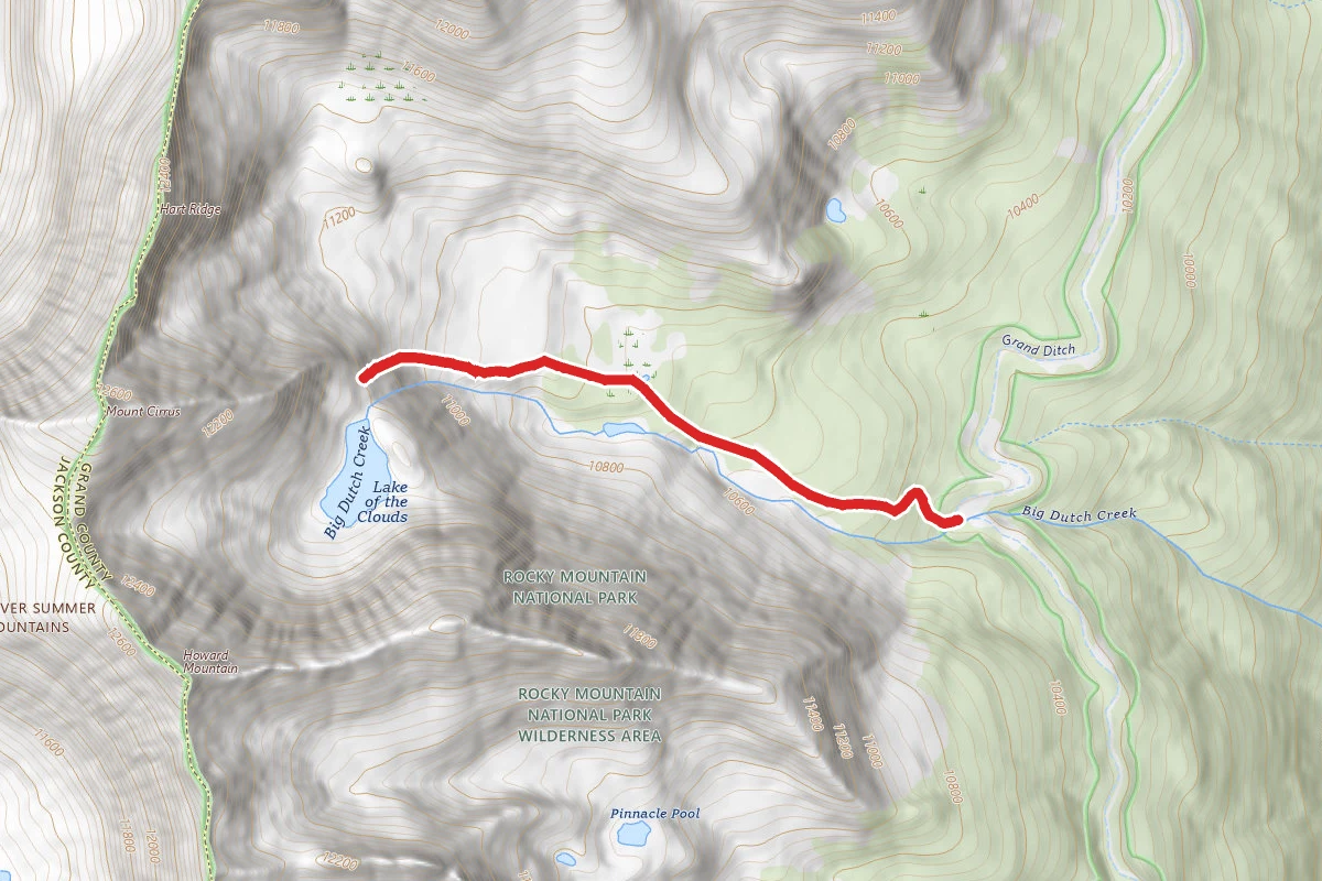 Hitchens Gulch / Lake Of The Clouds Trail