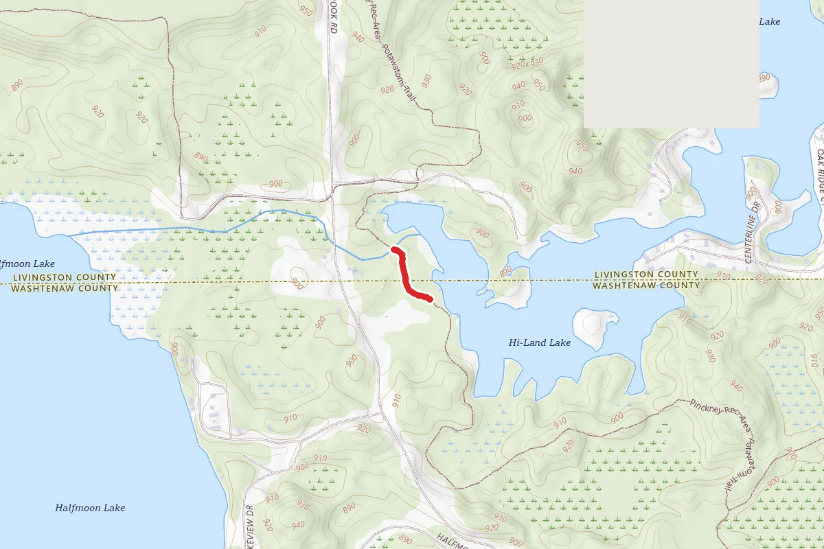 Pinckney Rec. Area - Potawatomi Trail 547