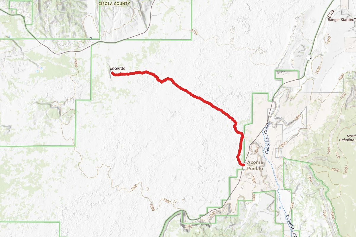 Continental Divide National Scenic Trail/Zuni-Acoma Trail