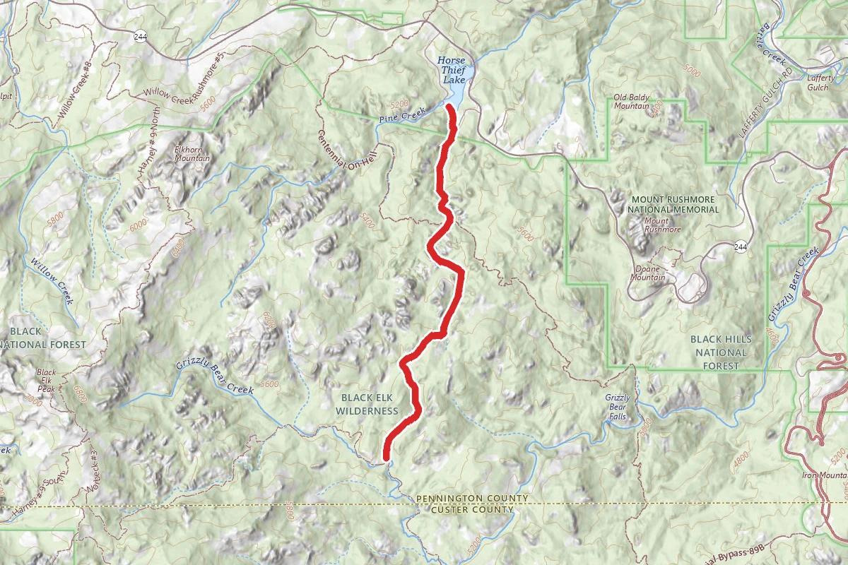 Horse Thief Lake Trail