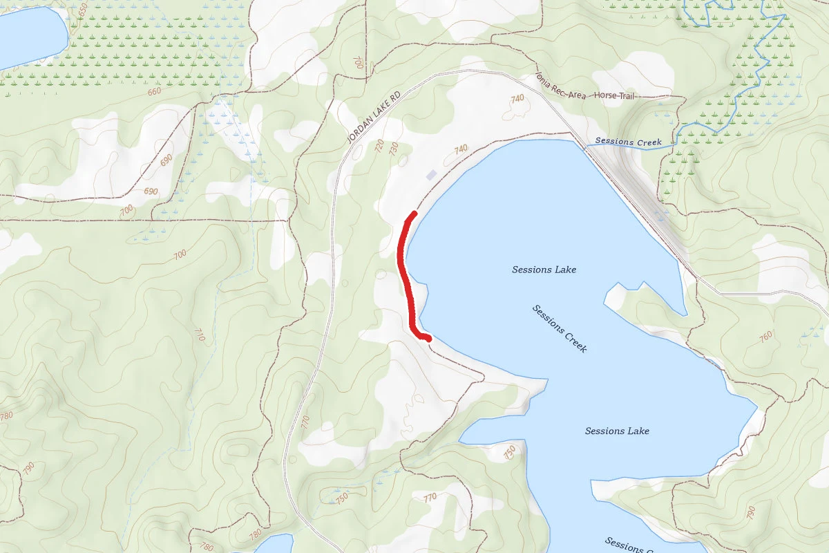 Ionia Rec. Area - Sessions Lake Trail