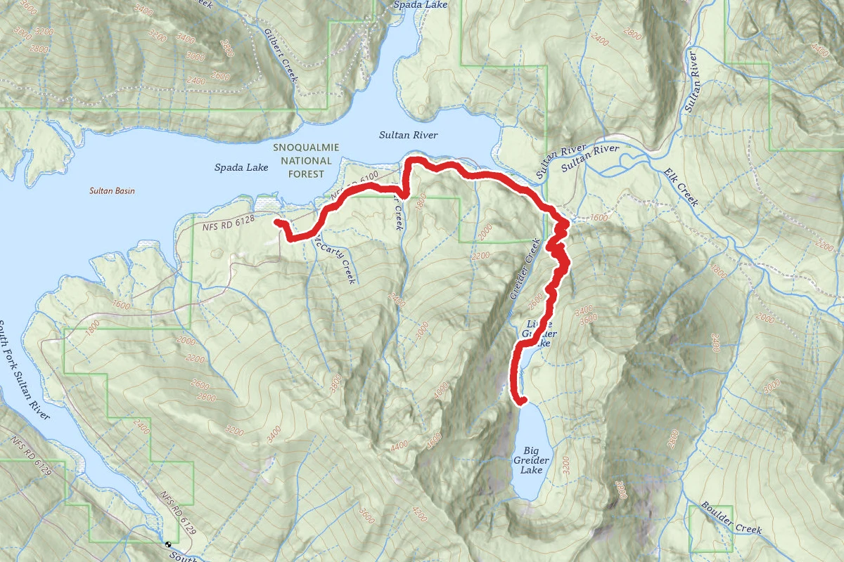 Greider Lakes Trail