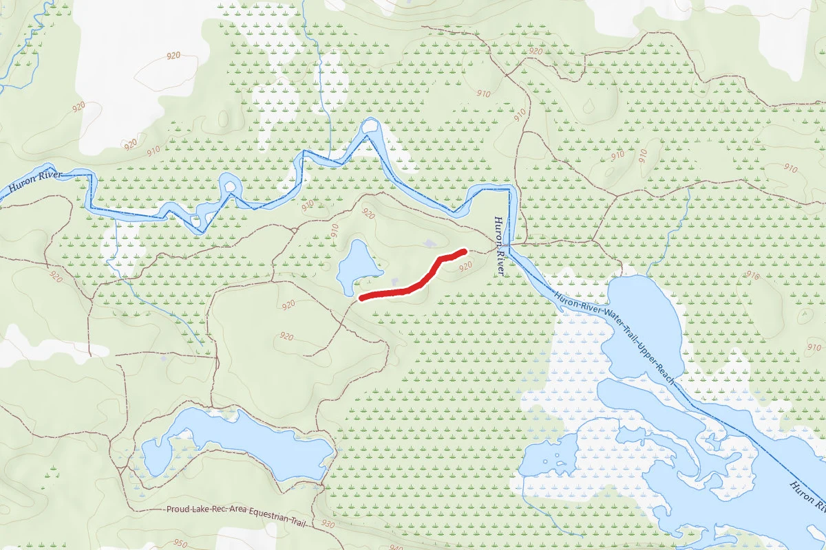Proud Lake Rec. Area - Chief Pontiac Trail