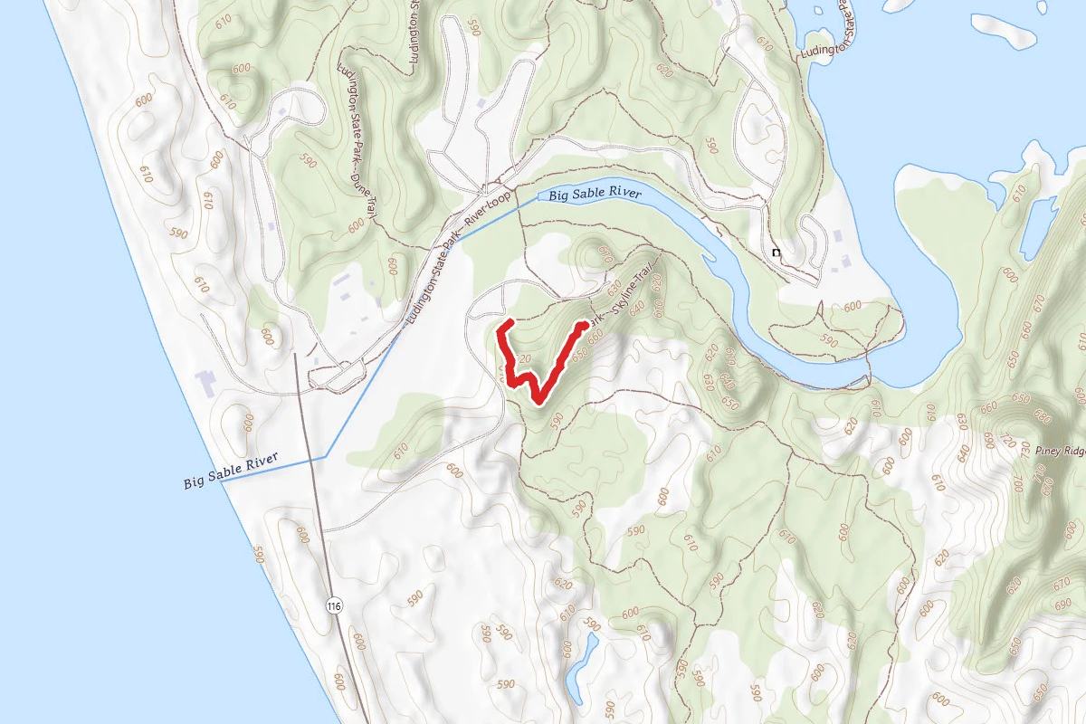 Ludington State Park - Connector Trail
