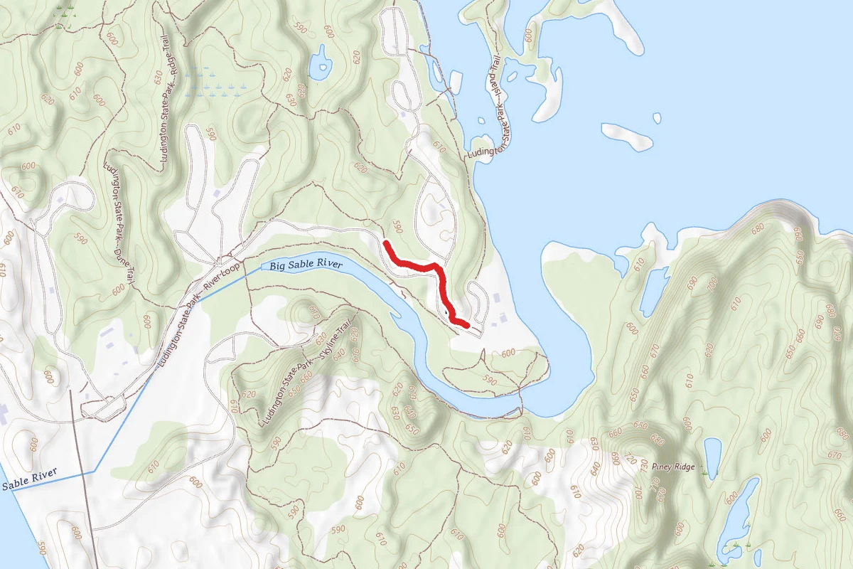 Ludington State Park - Sable River Trail