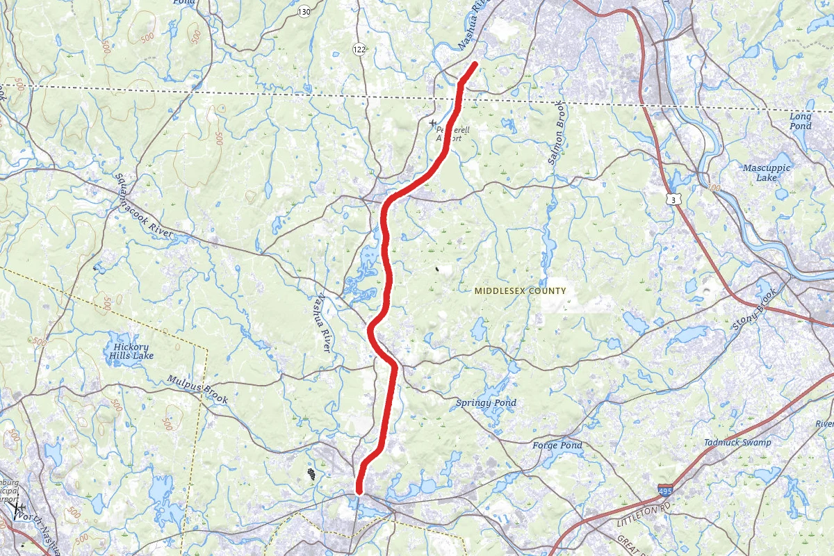 Nashua River Rail Trail (from Ayer to Nashua)