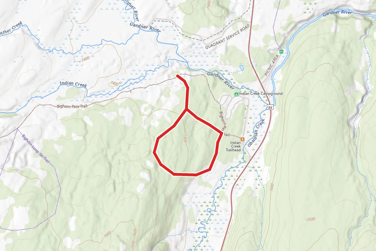Indian Creek Loop Ski Trail