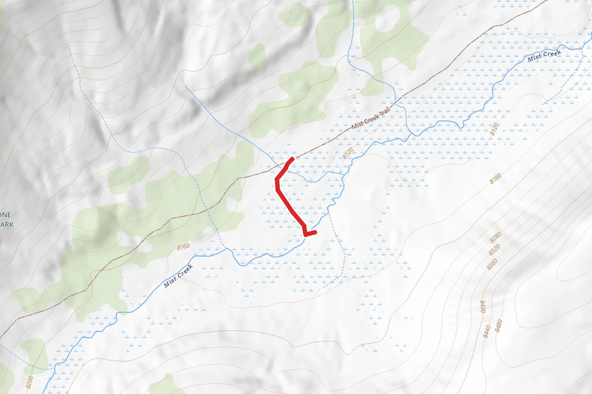 3T3 Campsite Spur Trail