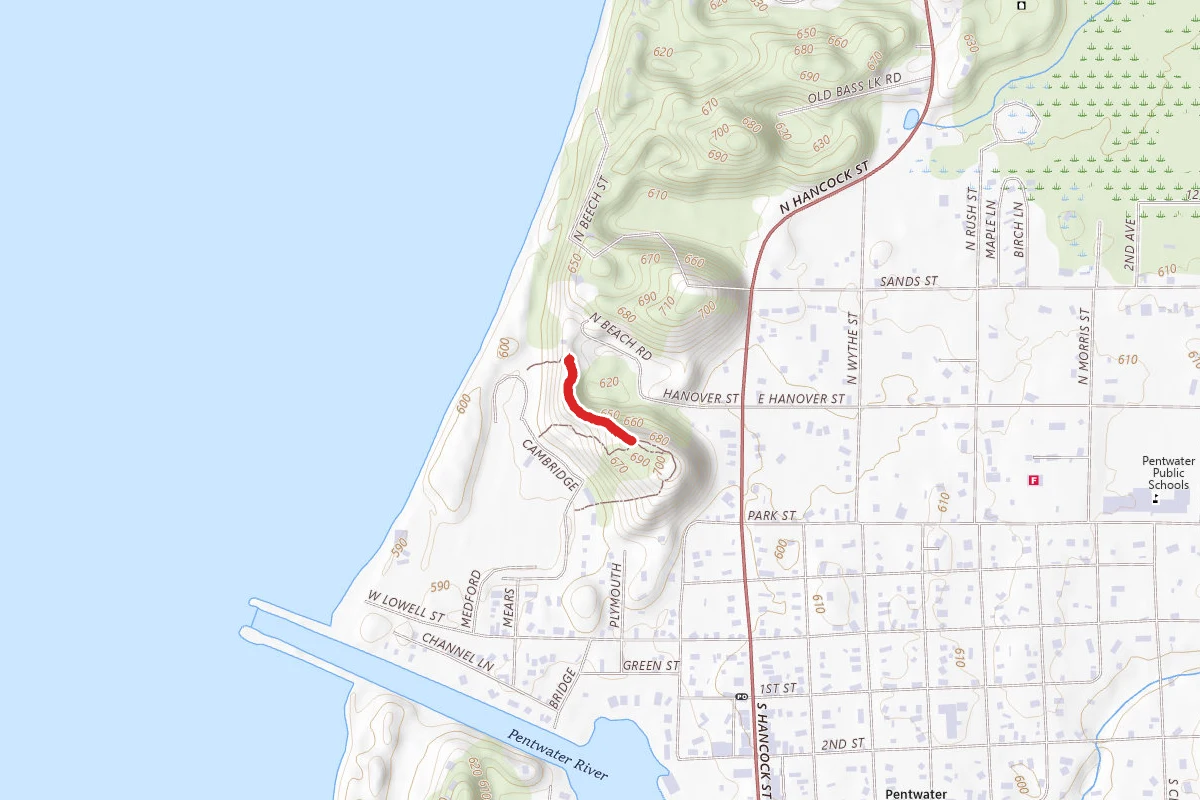 Charles Mears State Park - Ridge Trail