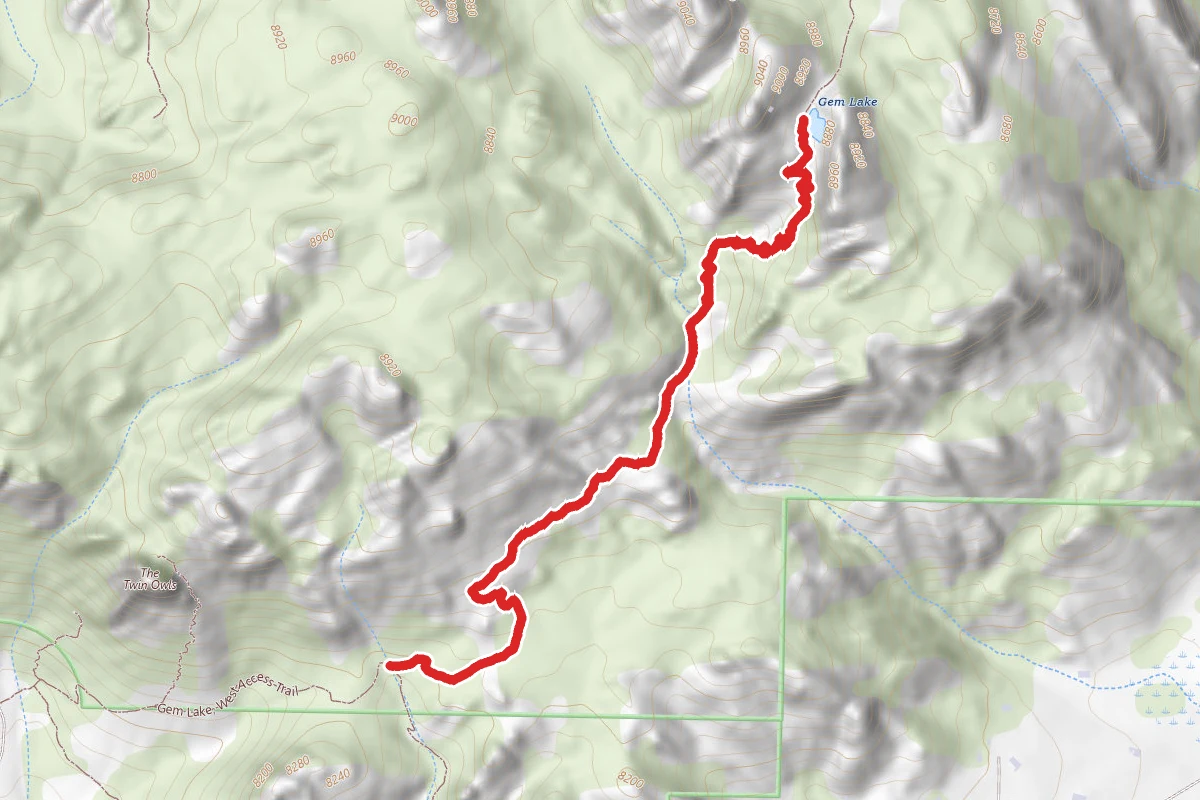 Upper Gem Lake Trail