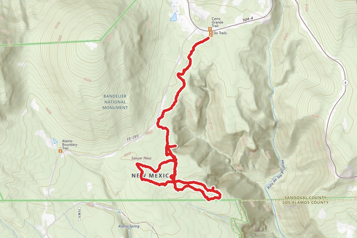 Sawyer Mesa Ski Trail