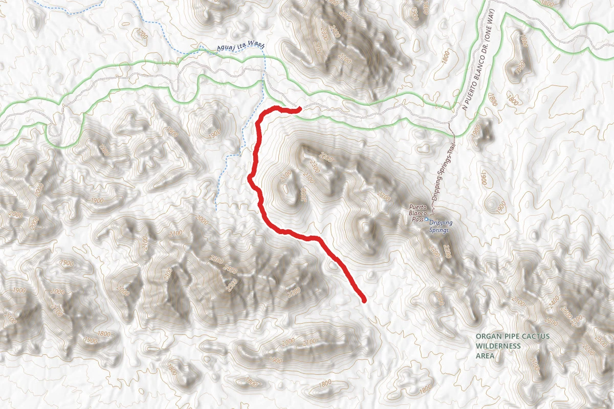 Dripping Springs Mine Trail