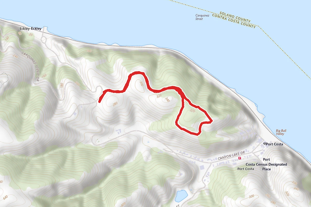 Carquinez Loop Overlook Trail