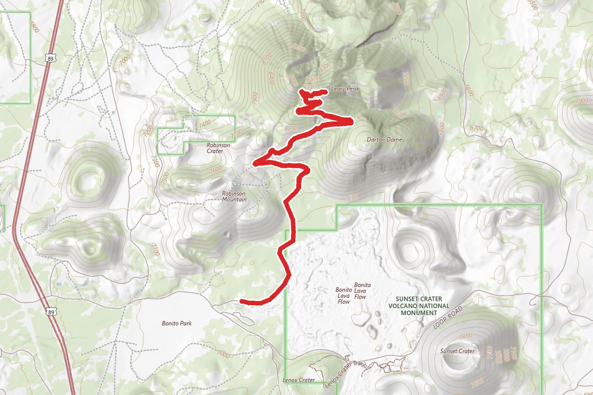 O'Leary Peak Trail