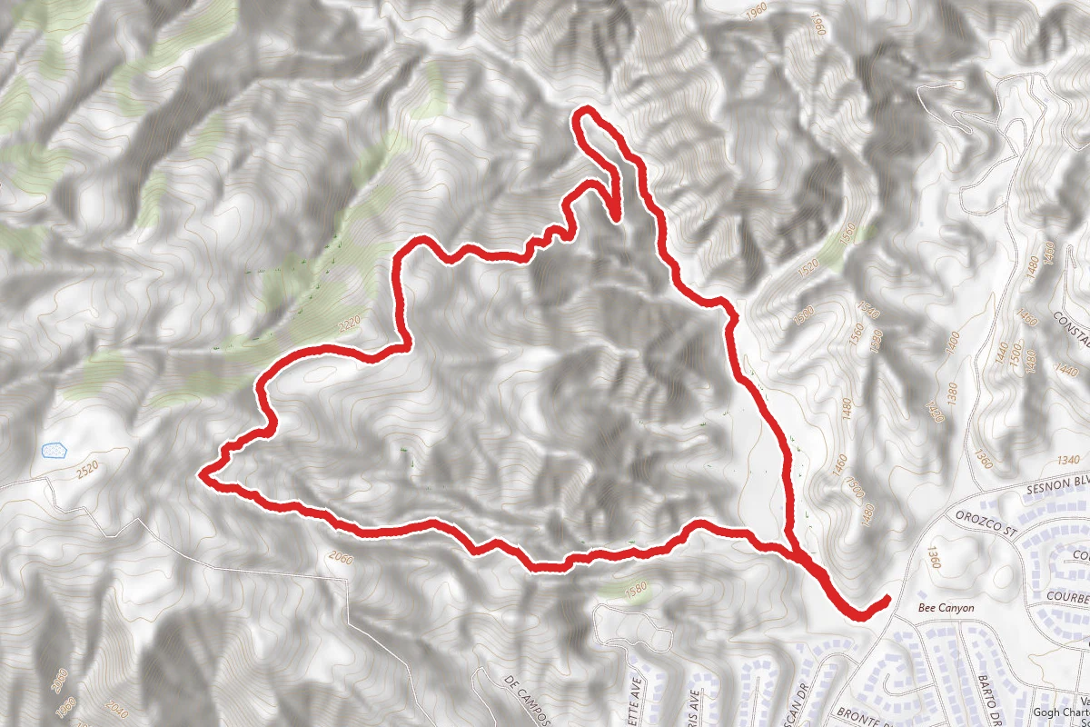 O'Melveny Park Trail and Bee Canyon Loop