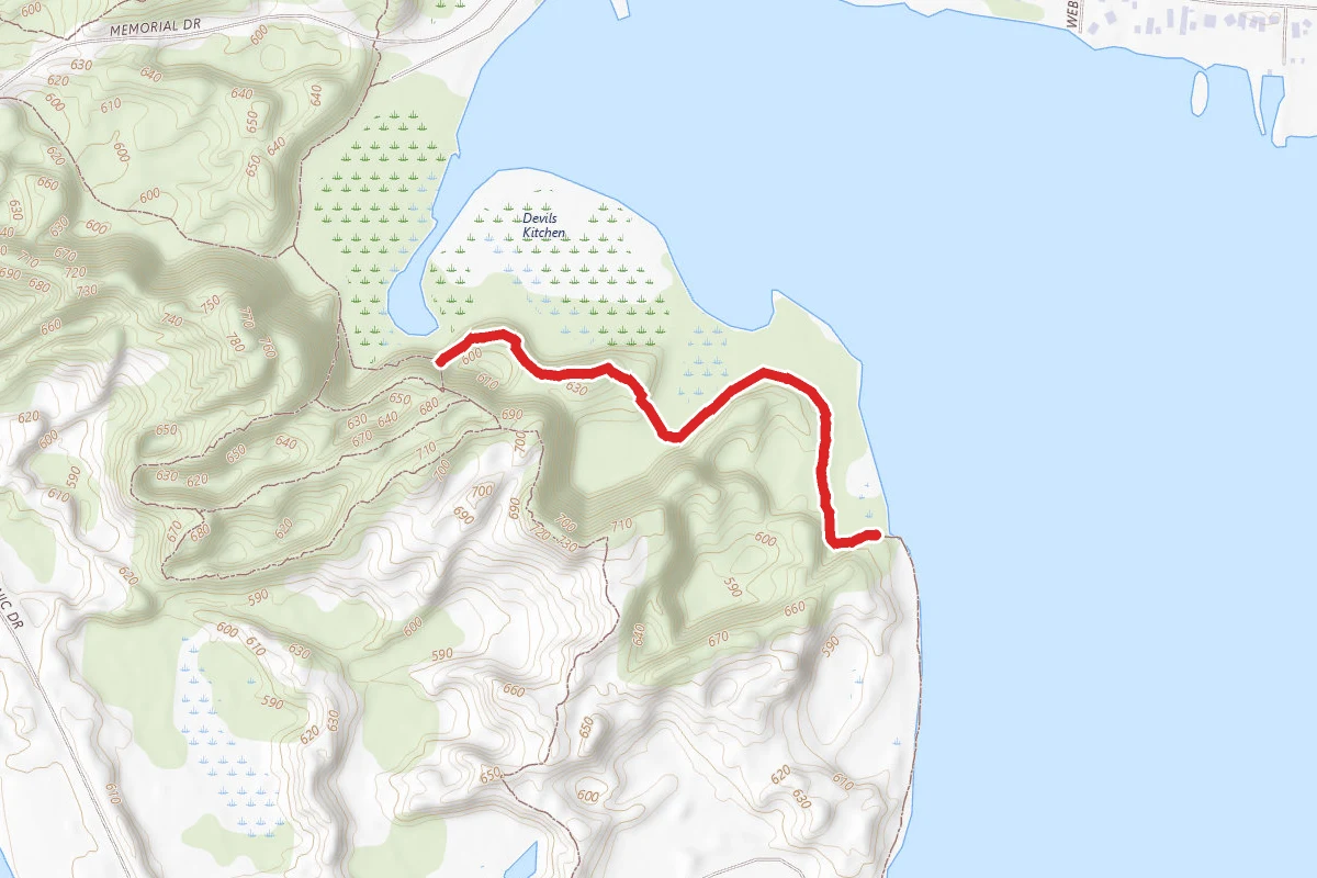Muskegon State Park - Devils Kitchen Trail