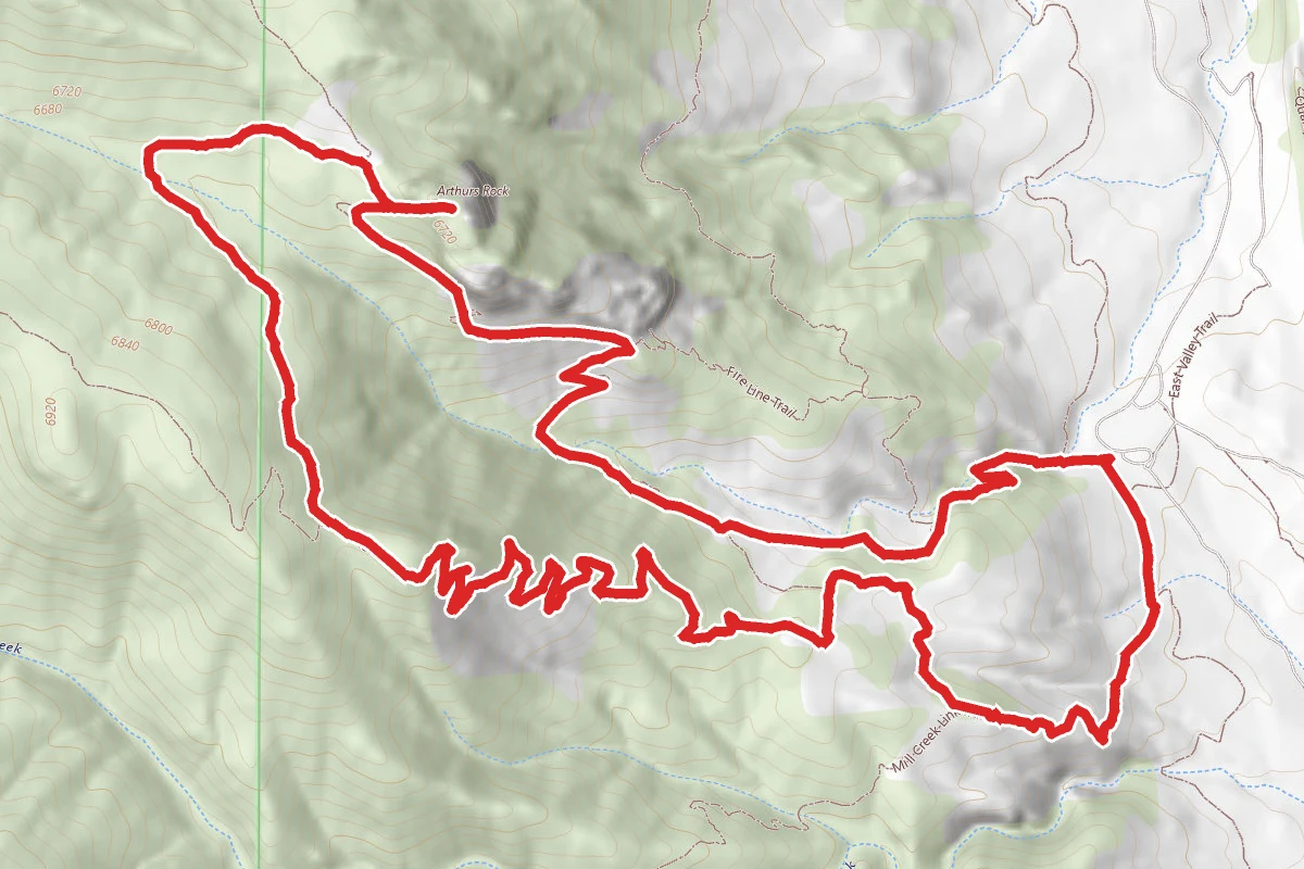 Arthur's Rock to Howard Trail Loop