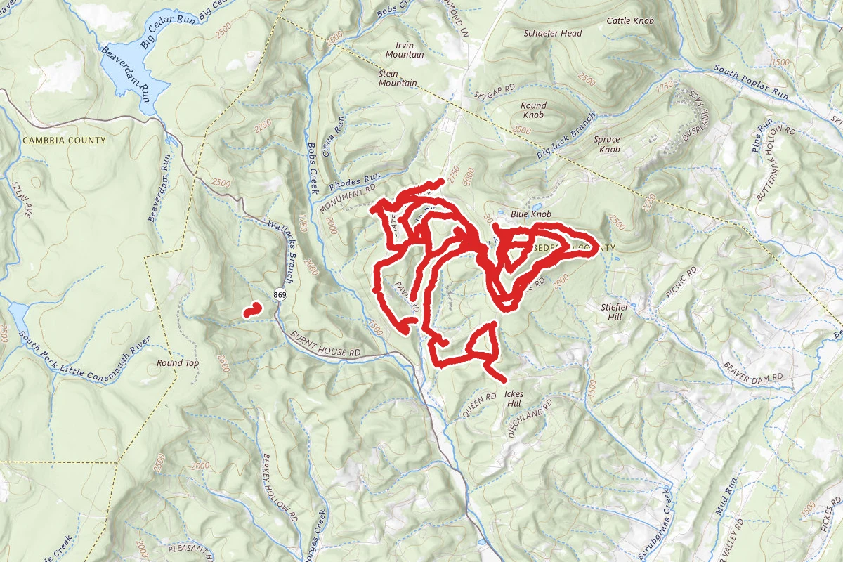 Blue Knob State Park Trails