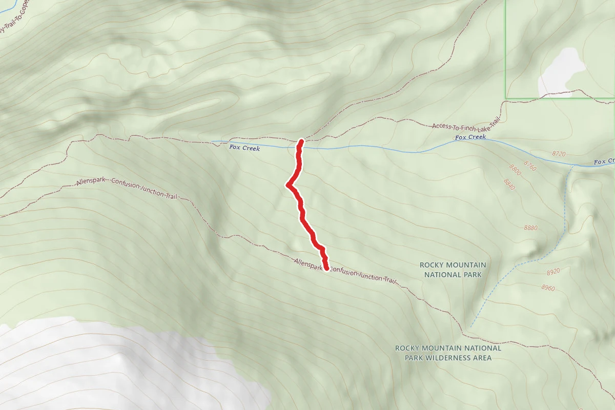 Allenspark - Finch Lake Trail Connector