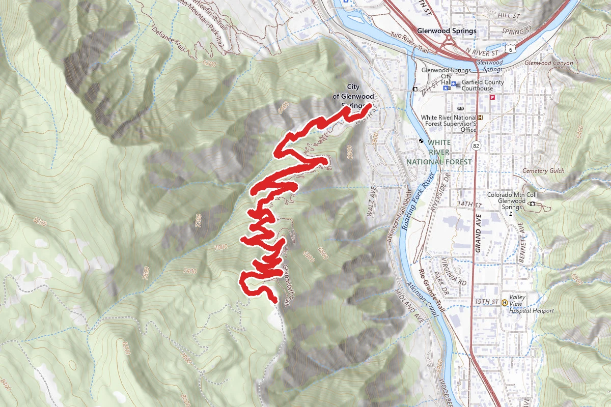 Two Rivers Red Mountain Trail