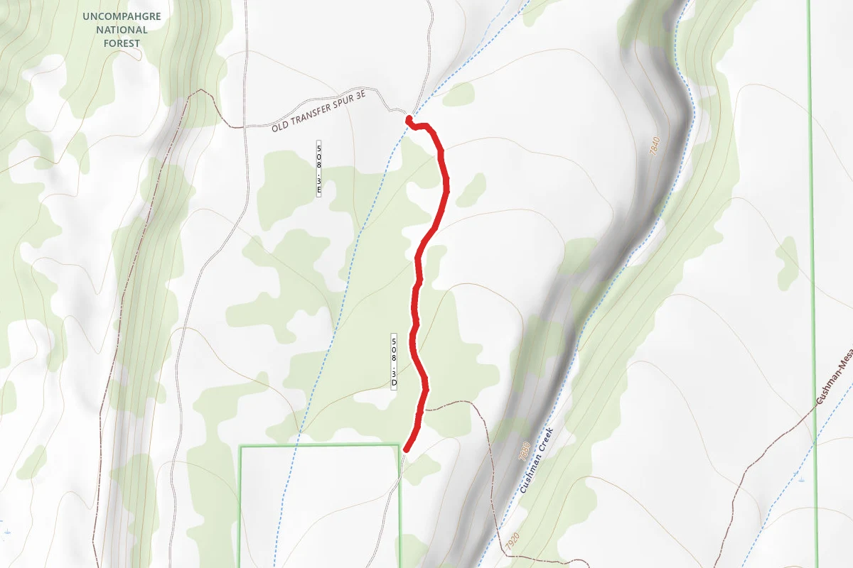 Old Transfer Spur 3D Road