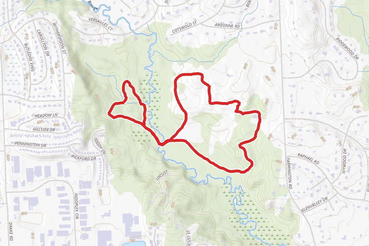 Valley, Meadow and Windbreak Trail Loop