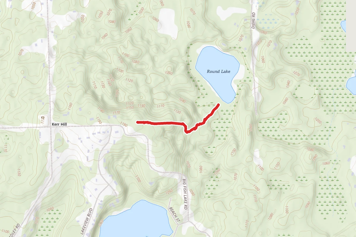 Ortonville Rec. Area - Foot Trail