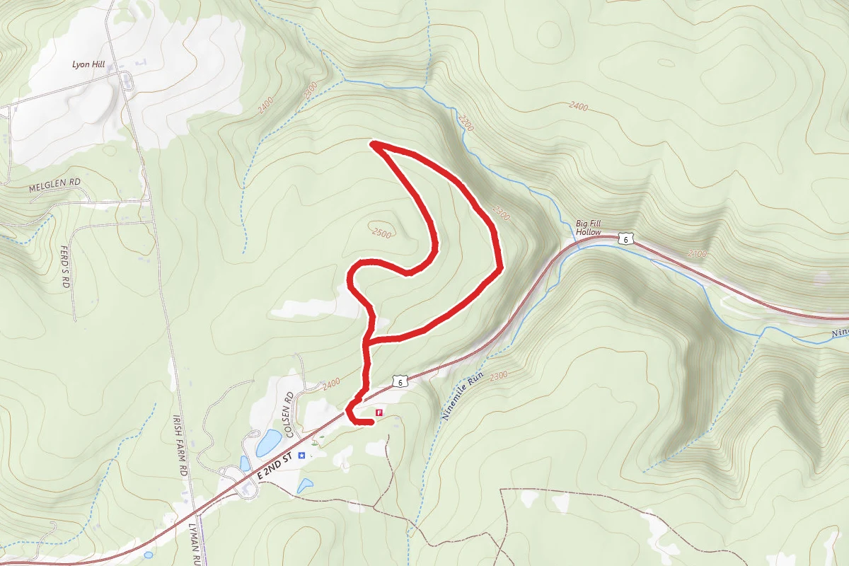 Denton Hill Xc Ski Trail Vista Loop