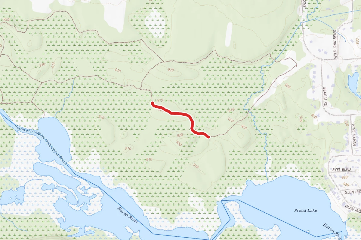 Proud Lake Rec. Area - Foot Trail