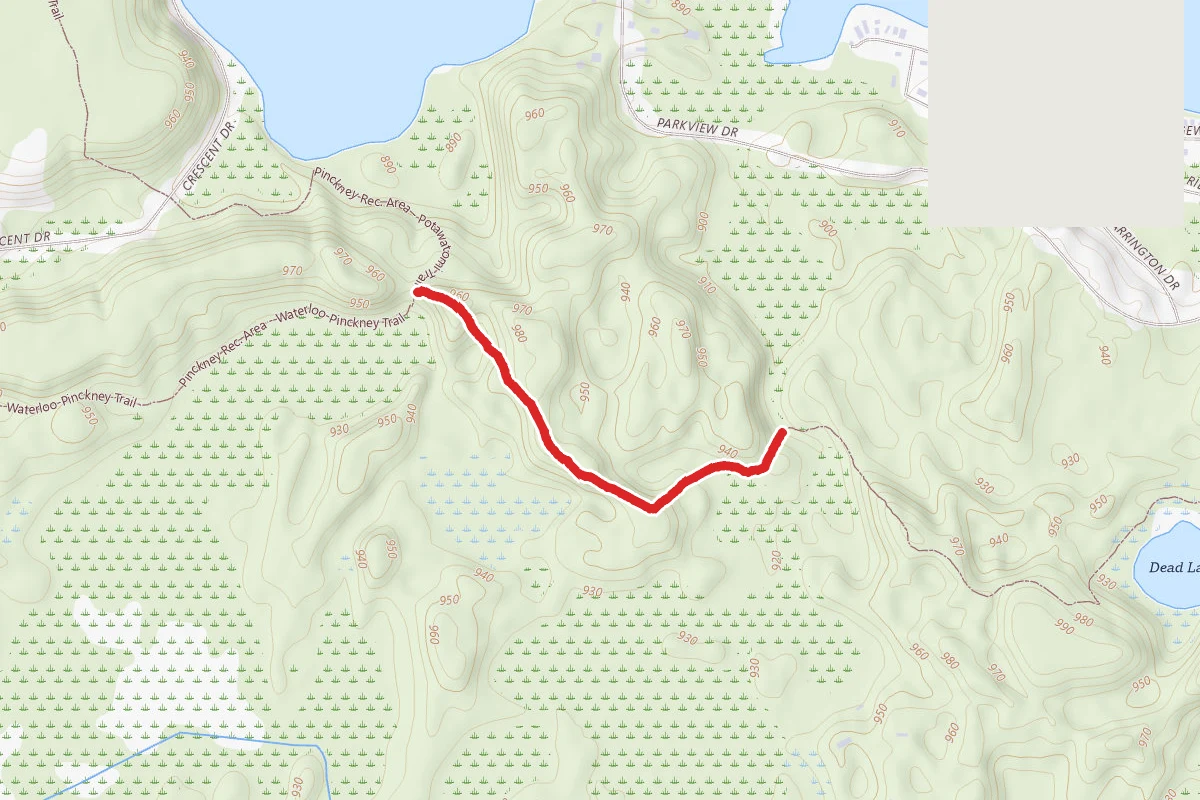Pinckney Rec. Area - Waterloo-Pinckney Trail_Pinckney Rec. Area - Potawatomi Trail 550 547