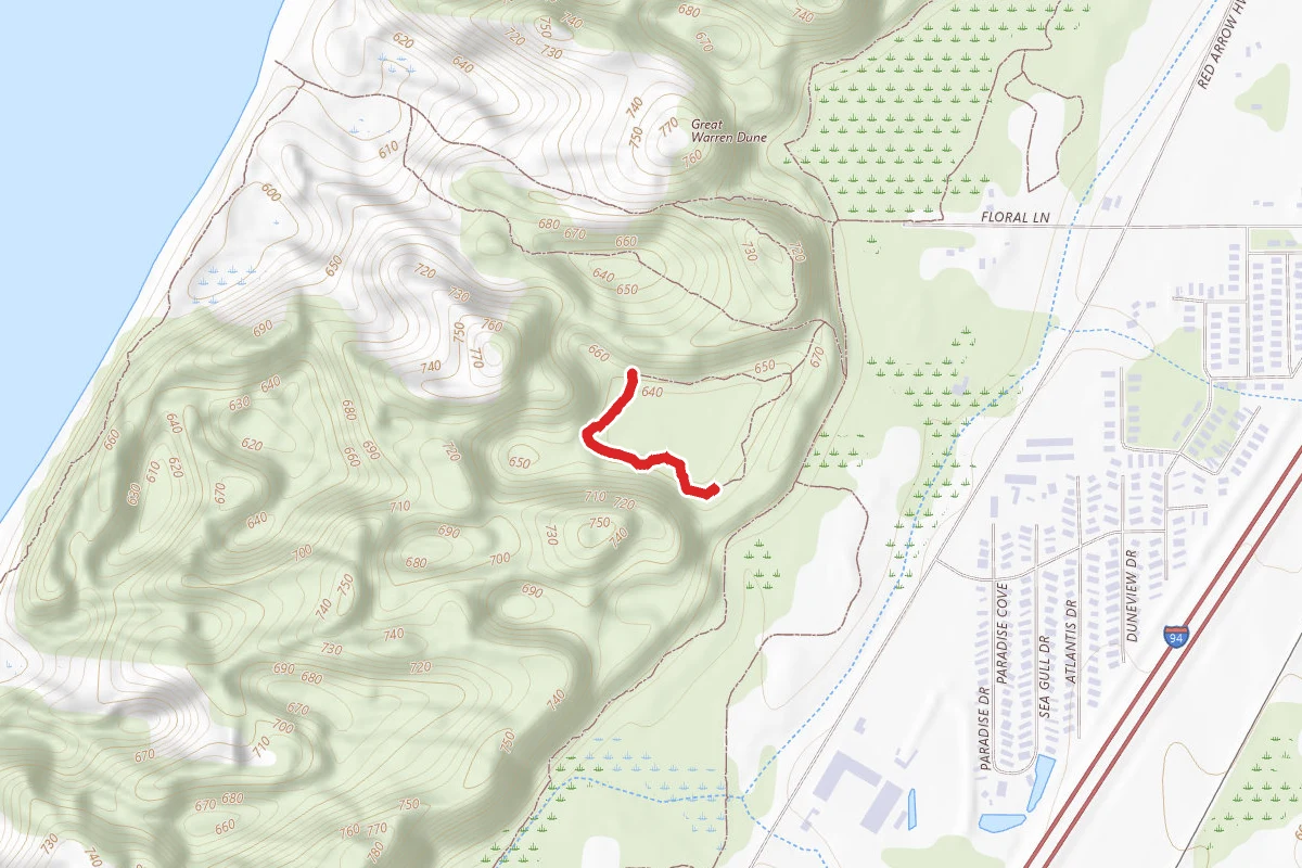 Warren Dunes State Park - Whitetail Trail