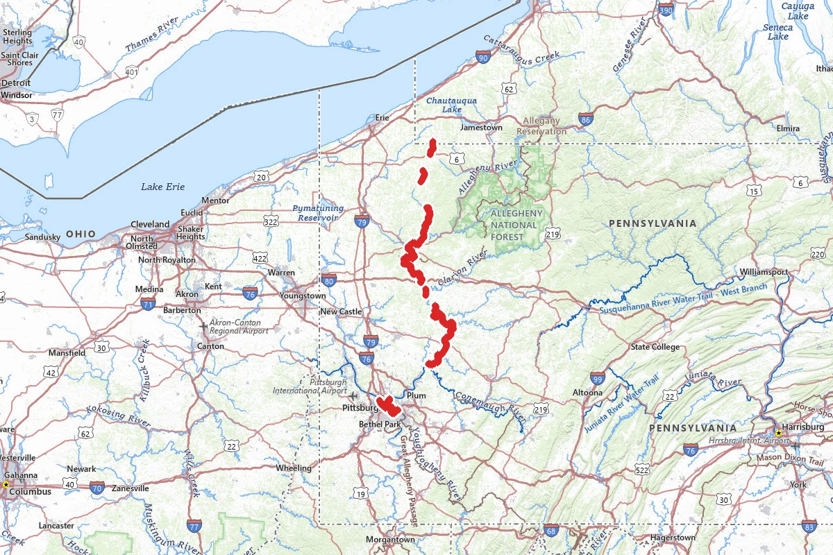 Erie to Pittsburgh Trail