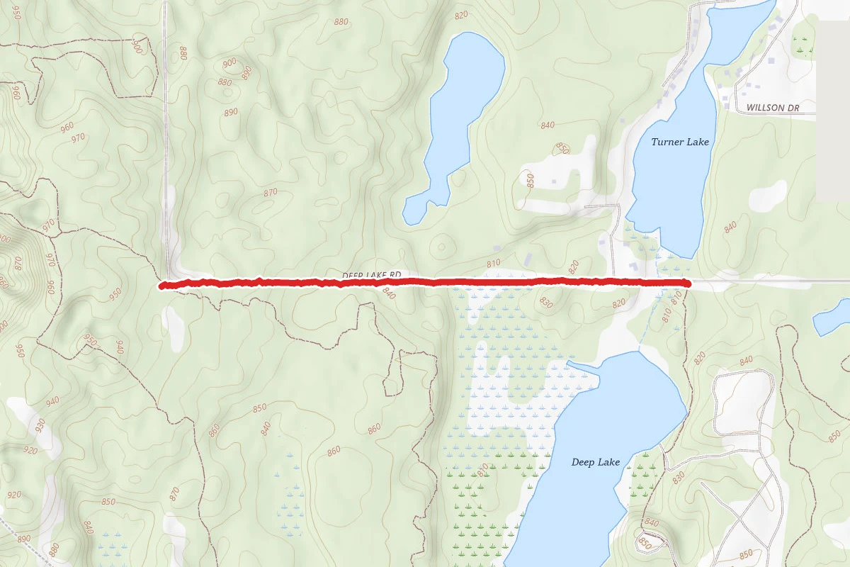 Yankee Springs Rec. Area - Deep Lake Trail