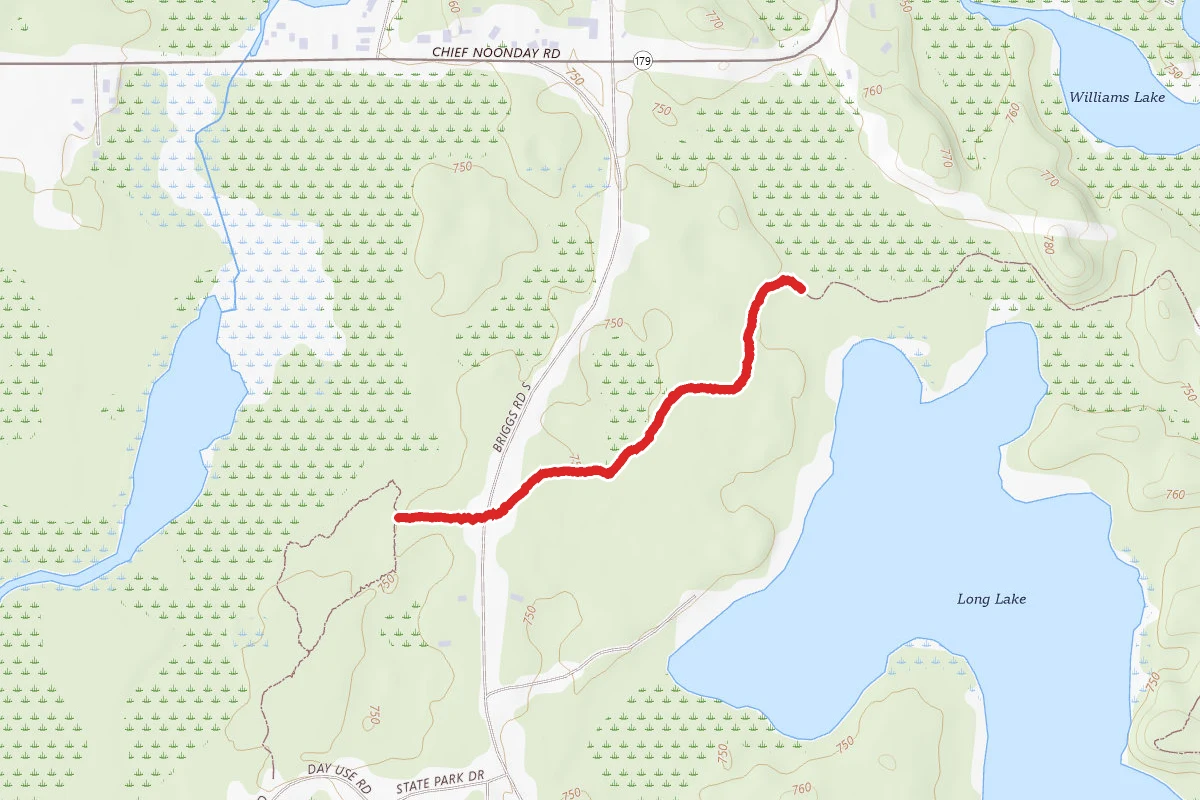 Yankee Springs Rec. Area - Long Lake Trail