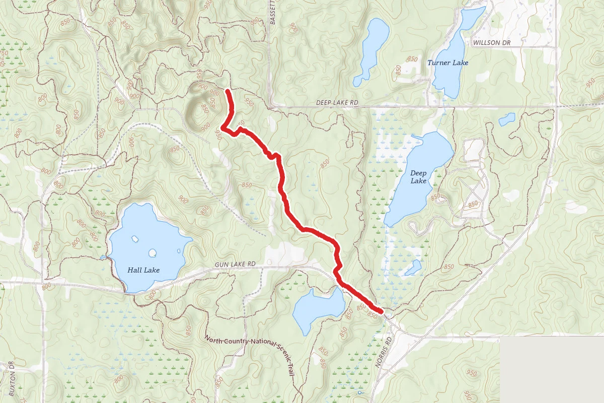 Yankee Springs Rec. Area - Deep Lake Trail