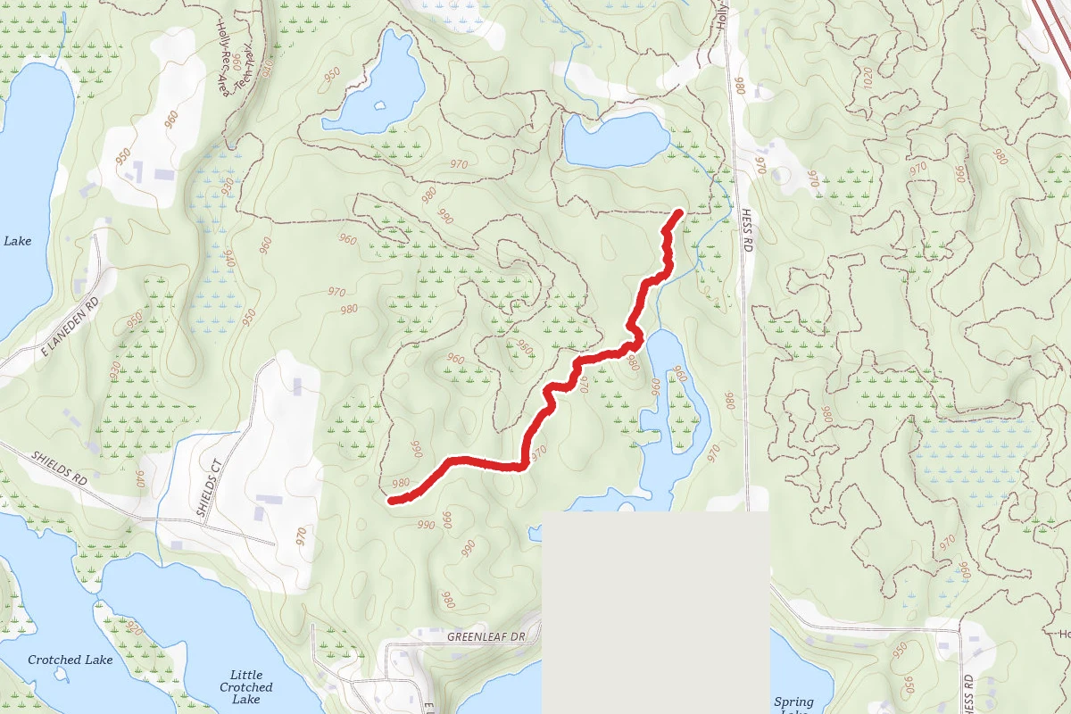 Holly Rec. Area - West Long Loop