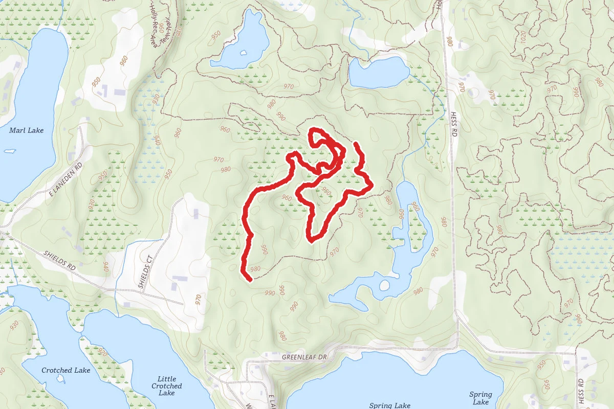 Holly Rec. Area - West Long Loop