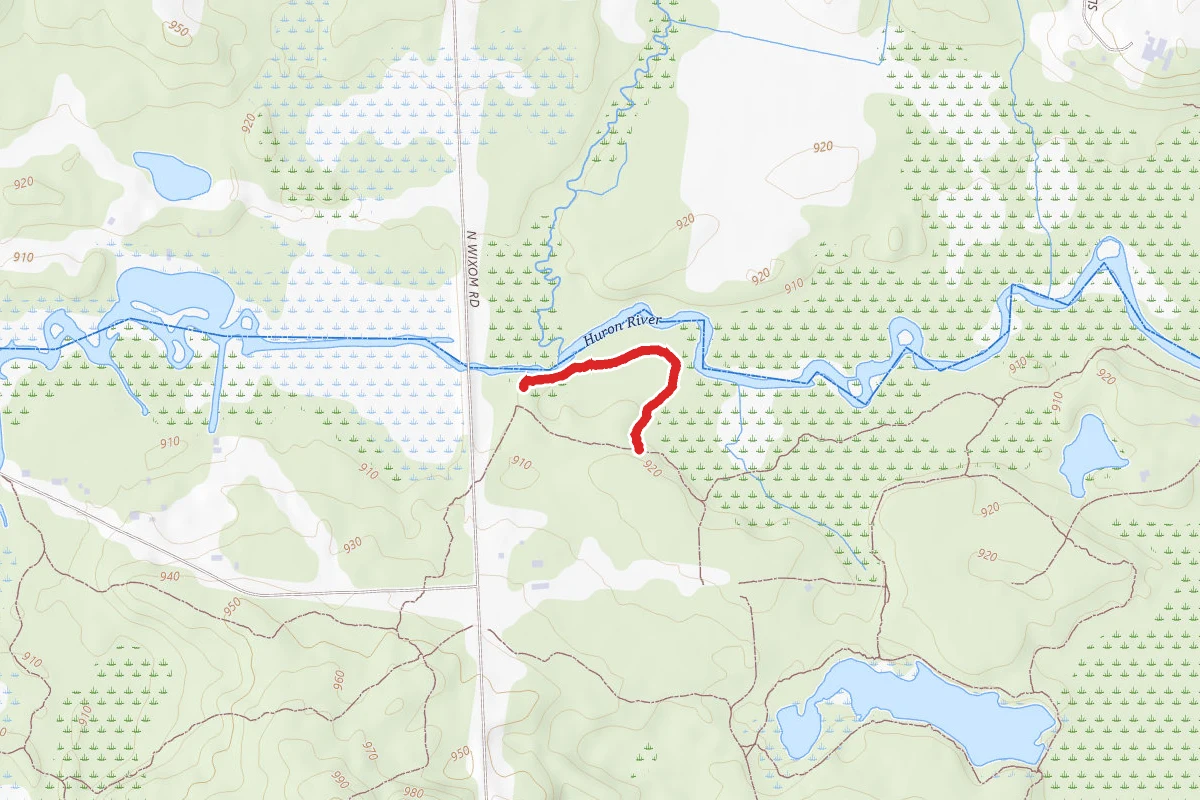 Proud Lake Rec. Area - Foot Trail