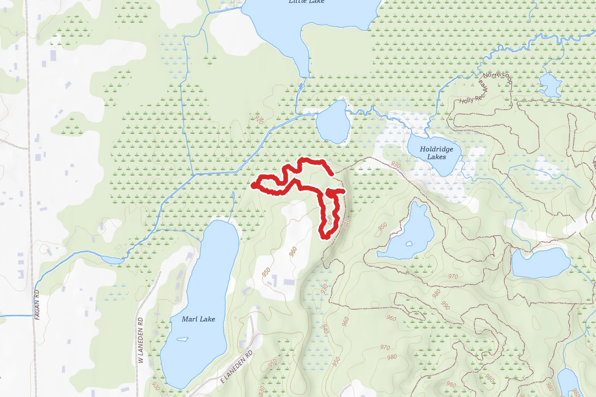 Holly Rec. Area - Tech Trail