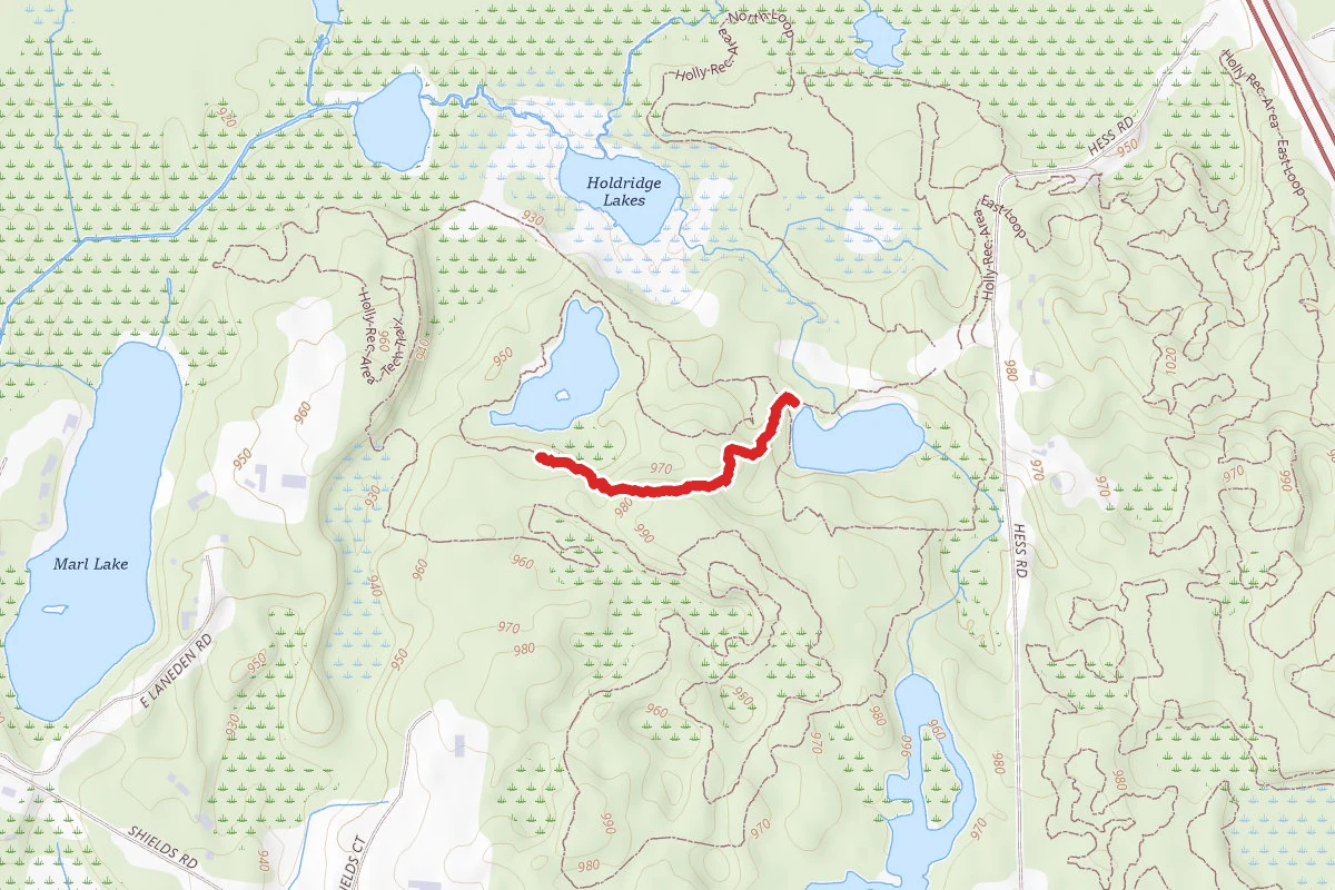 Holly Rec. Area - West Long Loop