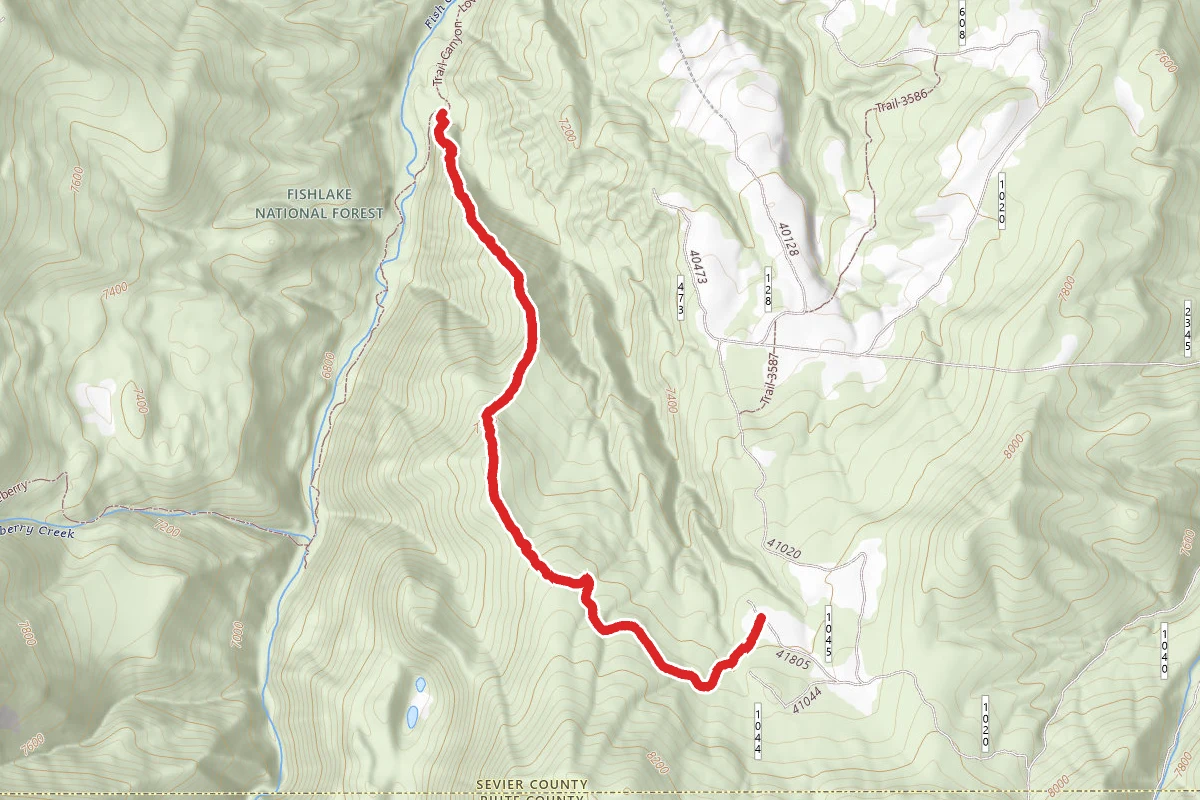 Fish Creek - Sevier Canyon