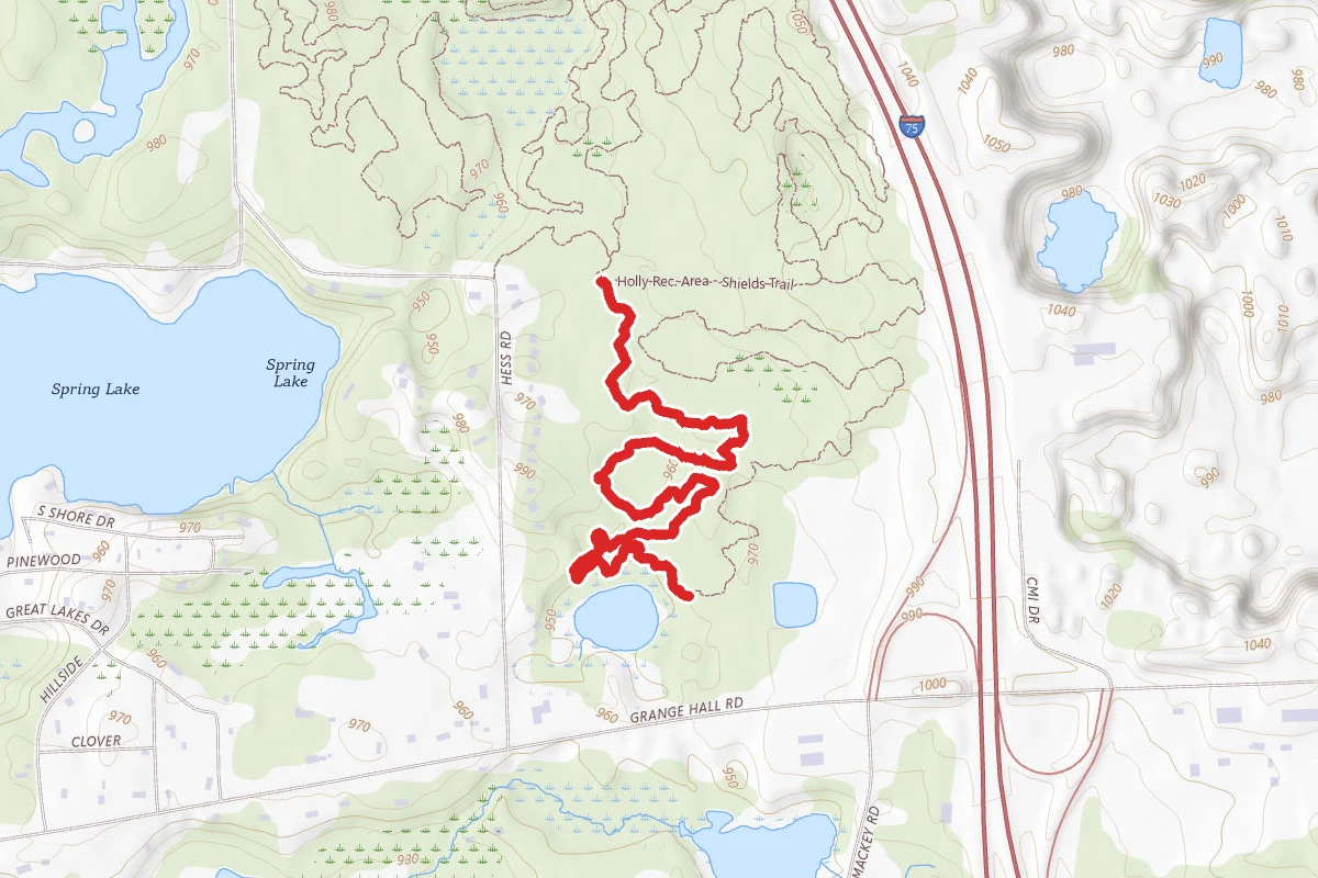 Holly Rec. Area - Thorn Dog Trail