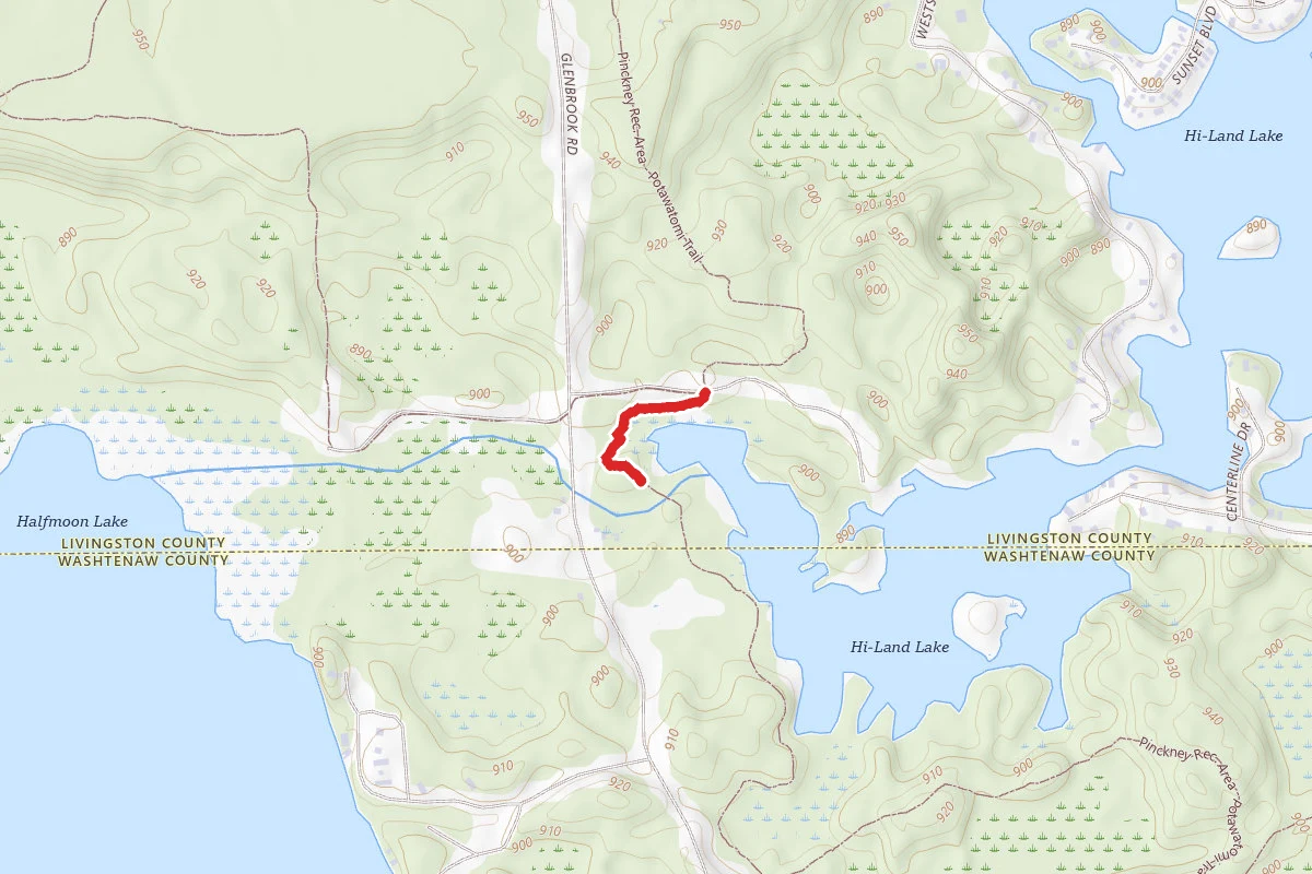 Pinckney Rec. Area - Potawatomi Trail 547
