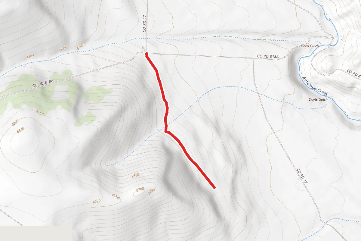 Deep Gulch Spur A Road