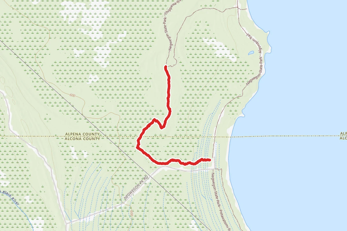 Negwegon State Park - Algonquin Trail