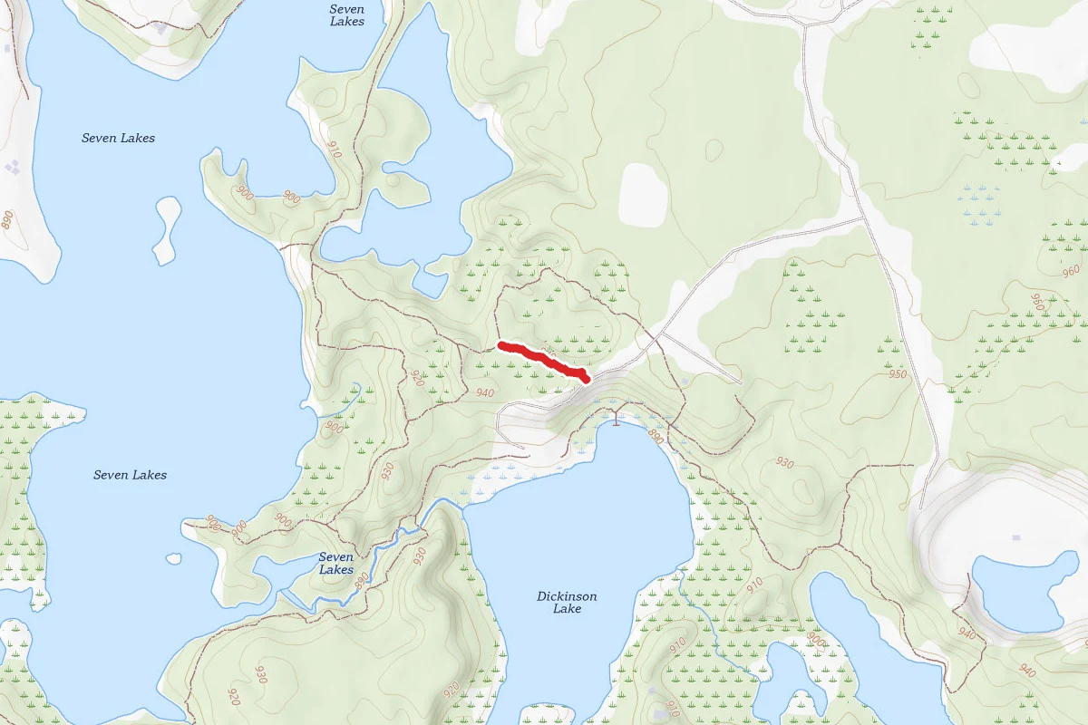Seven Lakes State Park - Red Trail