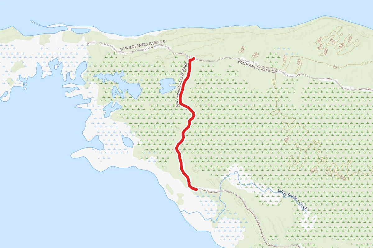 Wilderness State Park - Sturgeon Bay Trail